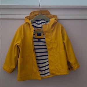 Yellow raincoat